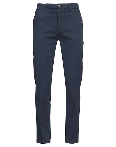 ROYAL CUP Casual trouser Midnight blue 98% Cotton, 2% Elastane