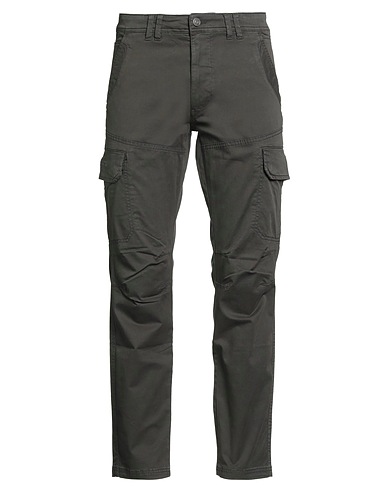AERONAUTICA MILITARE Casual trouser Military green 98% Cotton, 2% Elastane