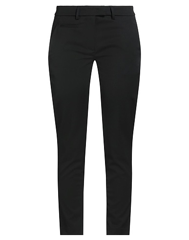 DONDUP Casual trouser Black 99% Virgin Wool, 1% Elastane