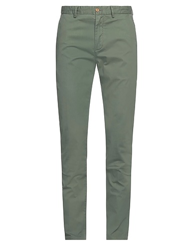 SCOTCH & SODA Casual trouser Military green 98% Cotton, 2% Elastane