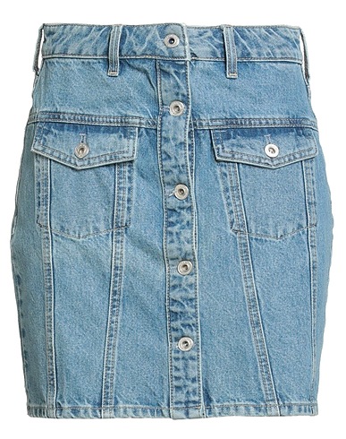KARL LAGERFELD JEANS Rock Blau 100% Organische Baumwolle