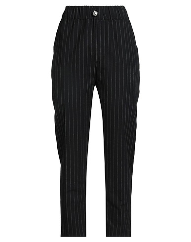 EMMA & GAIA Casual trouser Midnight blue 55% Linen, 45% Cotton