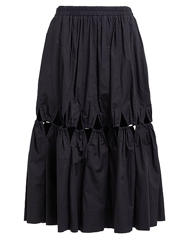 SEA Midi skirt Black 100% Cotton