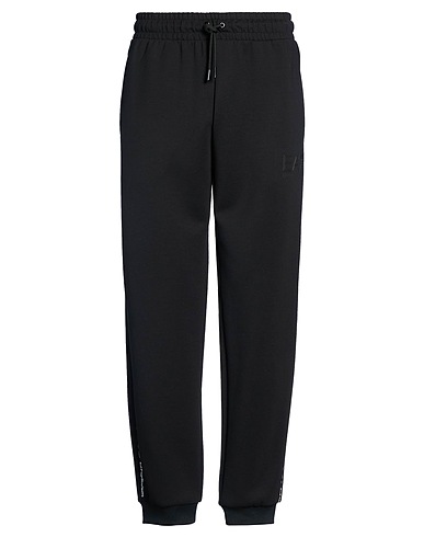 EA7 캐주얼 바지 블랙 77% 폴리에스테르, 16% 비스코스, 7% 엘라스테인