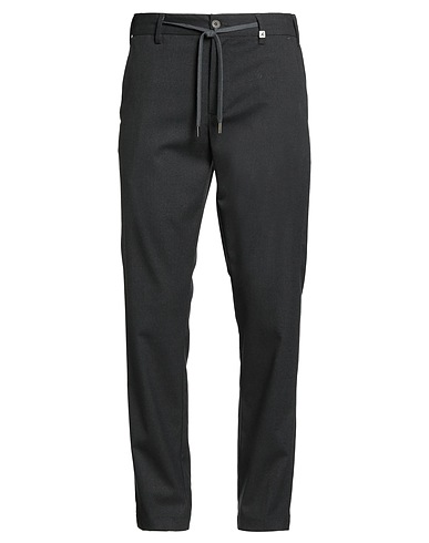MYTHS Casual trouser Charcoal 68% Polyester, 30% Viscose, 2% Elastane