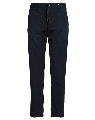 MYTHS Casual trouser BLU NOTTE 68% Polyester, 30% Viscose, 2% Elastane