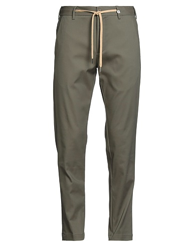 MYTHS Pantalone Verde militare 60% Cotone, 37% Poliammide, 3% Elastan