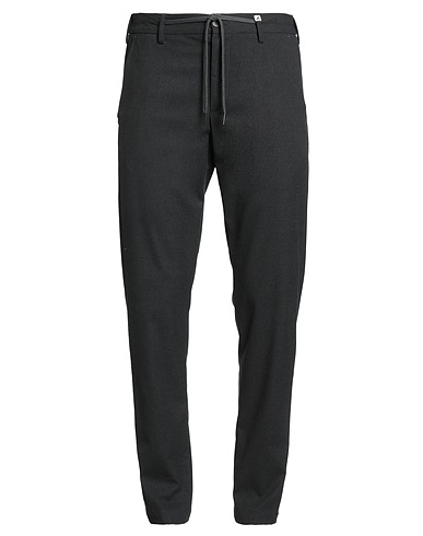 MYTHS Casual pants Charcoal 68% Polyester, 30% Viscose, 2% Elastane
