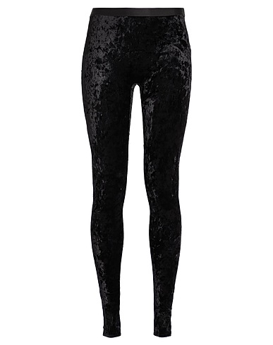FORTE_FORTE Leggings Black 94% Polyester, 6% Elastane