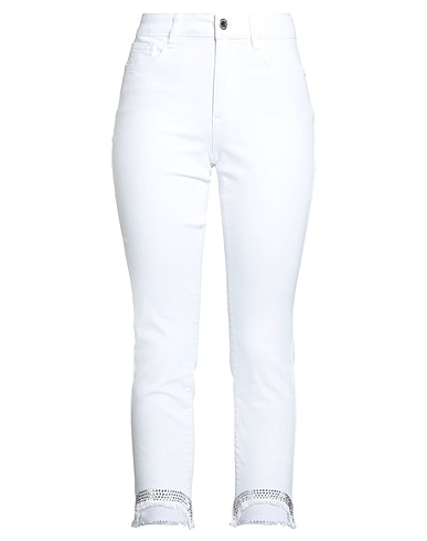 JOSEPH RIBKOFF Pantaloni jeans Bianco 66% Cotone, 31% Poliestere riciclato, 3% Elastan