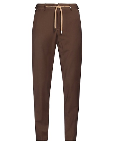 MYTHS Casual trouser Khaki 52% Wool, 43% Polyester, 5% Elastane