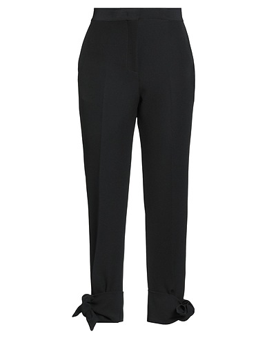 MSGM Casual trouser Black 92% Polyester, 8% Elastane