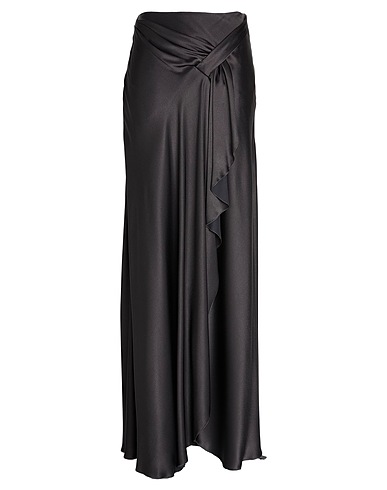 ALBERTA FERRETTI Gonna lunga Nero 70% Acetato, 30% Seta