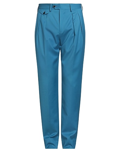 LARDINI Pantalone Verde petrolio 100% Lana