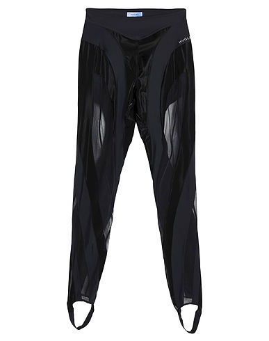 MUGLER Leggings Black 78% Polyamide, 22% Elastane, Polyurethane