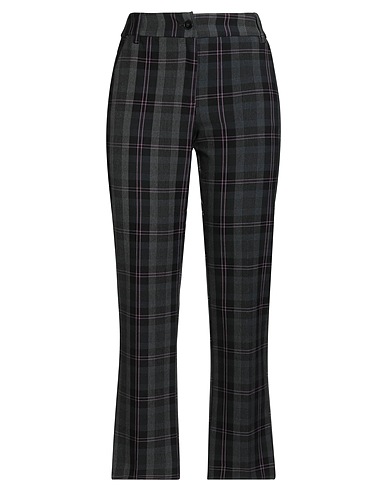 EMME by MARELLA Casual trouser Charcoal 71% Polyester, 23% Viscose, 6% Elastane