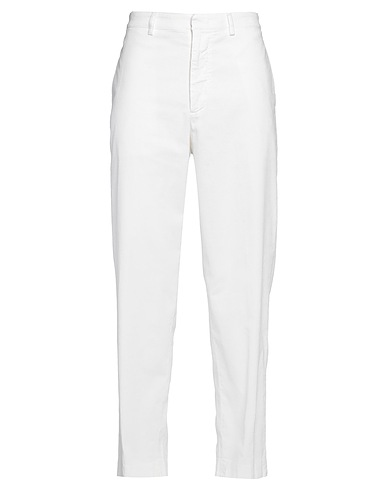 DEPARTMENT 5 Casual pants Ivory 98% Cotton, 2% Elastane