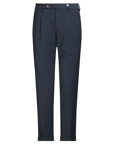 MYTHS Casual pants Midnight blue 52% Wool, 43% Polyester, 5% Elastane