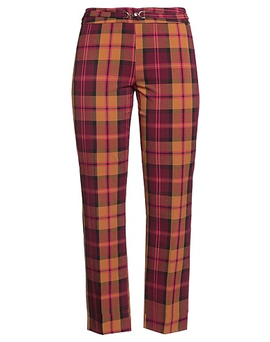 EMME by MARELLA Casual pants Burgundy 64% Polyester, 32% Viscose, 4% Elastane