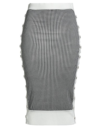 BLUGIRL Midi skirt Black 80% Viscose, 20% Polyamide