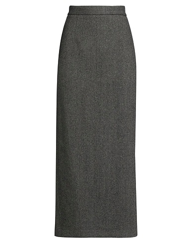 HOUSE OF DAGMAR Long skirt Dark brown 70% Wool, 30% Polyamide