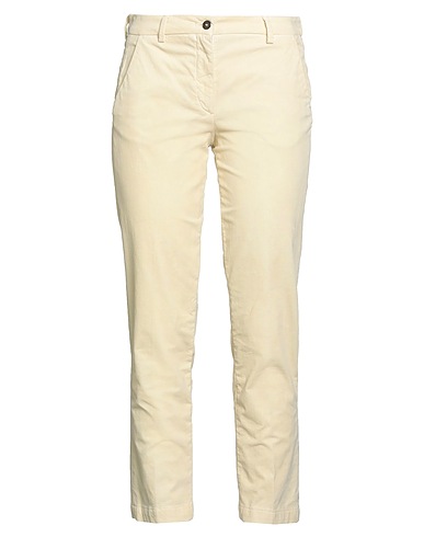 BRIGLIA 1949 Casual trouser Cream 96% Cotton, 4% Elastane