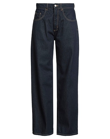 ICON DENIM Denim trousers Blue 100% Cotton