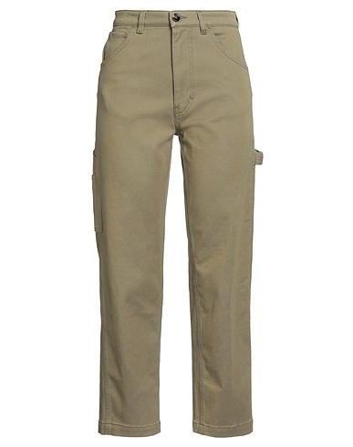 TRUE AVENUE Pantaloni jeans Verde militare 98% Cotone, 2% Elastan