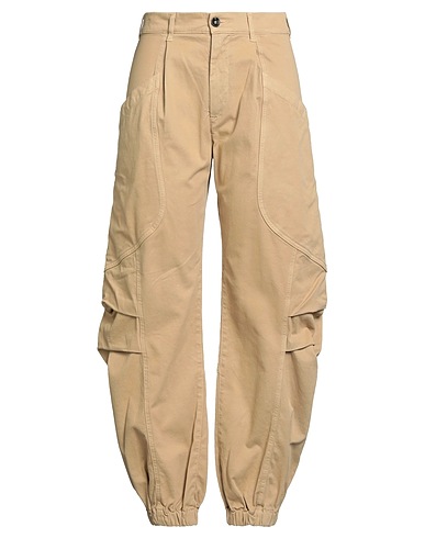 TRUE AVENUE Casual trouser Camel 98% Cotton, 2% Elastane