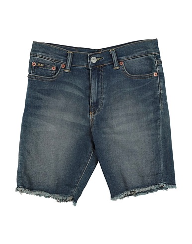 POLO RALPH LAUREN Denim shorts Blue 80% Cotton, 19% Elasterell-p, 1% Elastane