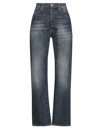 DONDUP Denim trousers Blue 96% Cotton, 4% Elastomultiester