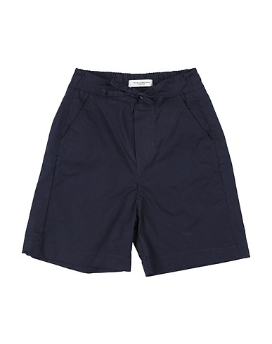 PAOLO PECORA Shorts et Bermudas Bleu marine 98% Coton, 2% Élasthanne