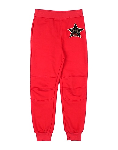 BALMAIN Pantalone Rosso 100% Cotone