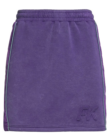 F**K PROJECT Mini skirt Purple 50% Polyester, 45% Modal, 5% Elastane