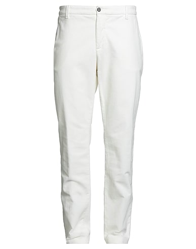 ELEVENTY Casual trouser White 98% Cotton, 2% Elastane