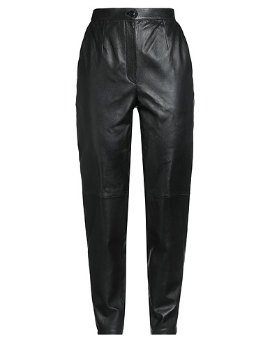 MARELLA Casual pants Black Leather