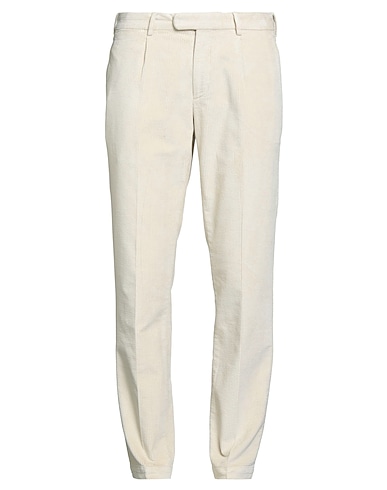 DEVORE INCIPIT Casual trouser Beige 81% Cotton, 10% Modal, 4% Silk, 4% Cashmere, 1% Elastane