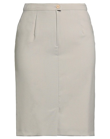 MARELLA Midi skirt Beige 100% Virgin Wool