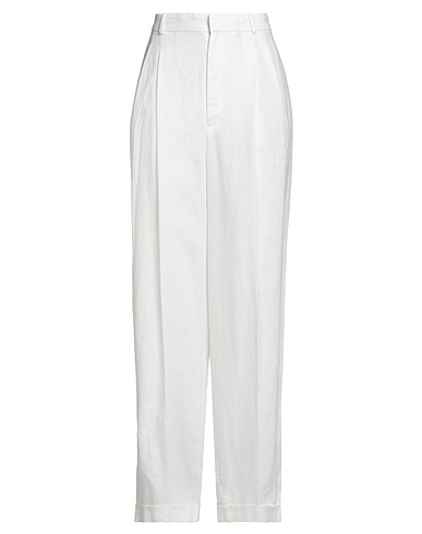POLO RALPH LAUREN Casual trouser Ivory 100% Linen