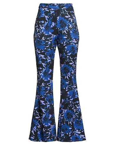 GAëLLE Paris Casual trouser Blue 90% Polyester, 10% Elastane