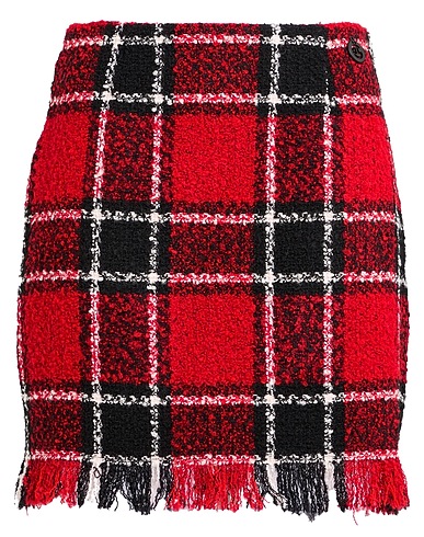 GAëLLE Paris Mini skirt Red 45% Acrylic, 30% Polyester, 20% Wool, 5% Other Fibres