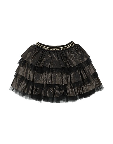 BALMAIN Skirt Black 83% Polyamide, 17% Elastane, Polyester, Metallic Polyester