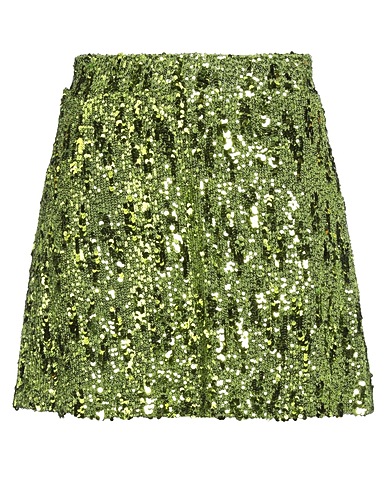 JJXX by JACK & JONES Mini skirt Lime green 95% Polyester, 5% Elastane
