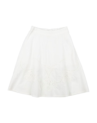CHLOÉ Skirt White 100% Cotton