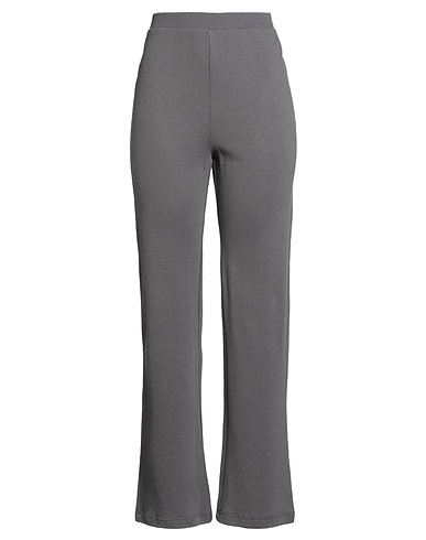 PIECES Casual trouser Grey 60% Cotton, 20% Recycled cotton, 20% Polyester
