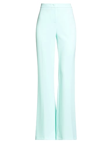 PINKO Flared trouser VERDE CHIARO 98% Polyester, 2% Elastane