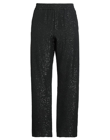 GOLDEN GOOSE Casual pants Black 45% Linen, 26% Polyamide, 21% Polyester, 8% Viscose