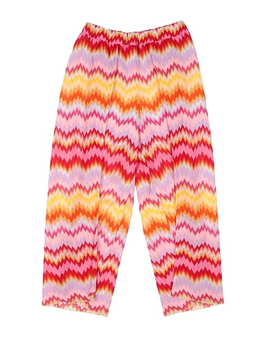 MISSONI KIDS Pantalone Giallo ocra 43% Cotone, 42% Poliestere, 12% Viscosa, 3% Poliestere metallizzato