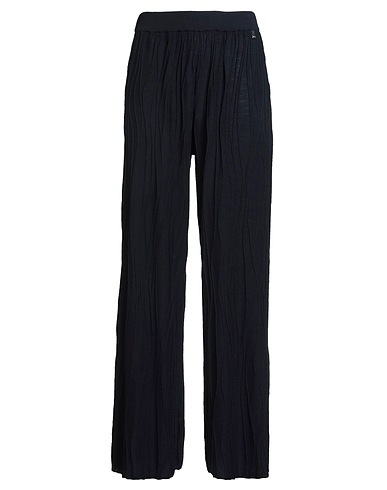 HERNO Casual trouser RESORT Midnight blue 100% Virgin Wool, Cotton, Polyester