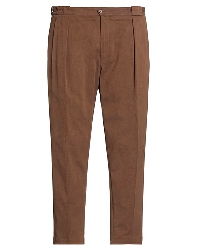BRIGLIA 1949 パンツ ブラウン コットン 98% / ポリウレタン 2%